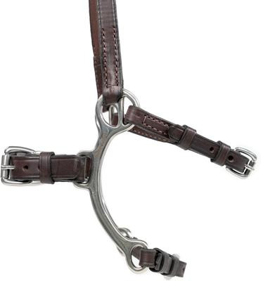 Show full view: Nunn Finer Adjustable Lever Horse Noseband, Havana slide 4 of 6