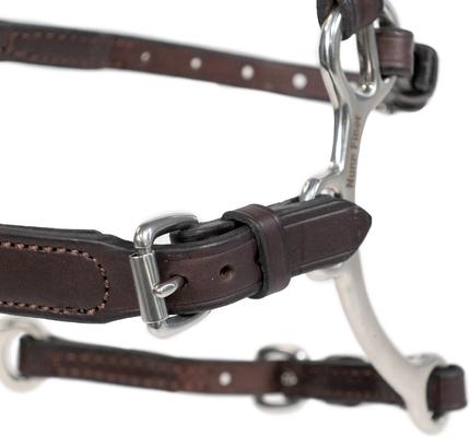 Show full view: Nunn Finer Adjustable Lever Horse Noseband, Havana slide 6 of 6