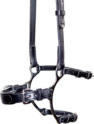 Show full view: Nunn Finer Adjustable Lever Horse Noseband, Black slide 2 of 2
