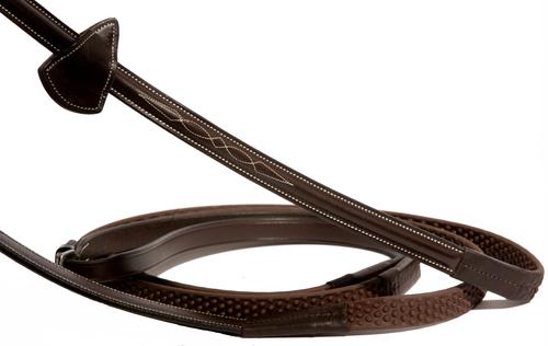 Show full view: Nunn Finer Stefania Figure 8 Horse Bridle, Havana, Oversize slide 7 of 8