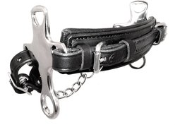 Nunn Finer The Cross Road Hackamore Horse Noseband, Black, Horse
