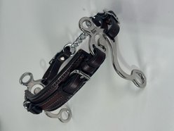 Nunn Finer The Seahorse Hackamore Horse Noseband, Havana, Horse