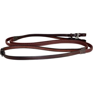 Nunn Finer Super Grip Soft Grip Pony Horse Reins, Havana, 5/8 x 48-in