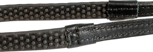 Show full view: Nunn Finer Super Grip Soft Grip Pony Horse Reins, Black, 5/8 x 48-in slide 2 of 3