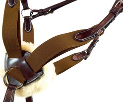 Nunn Finer 5-Way Horse Breastplate, Havana, Horse slide 2 of 5