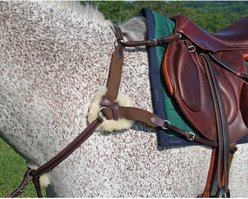 Nunn Finer 5-Way Horse Breastplate, Havana, Cob