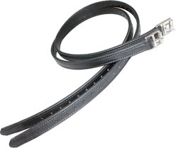 Nunn Finer Nylon Center Horse Stirrup Leathers, Black, 3/4 x 60-in