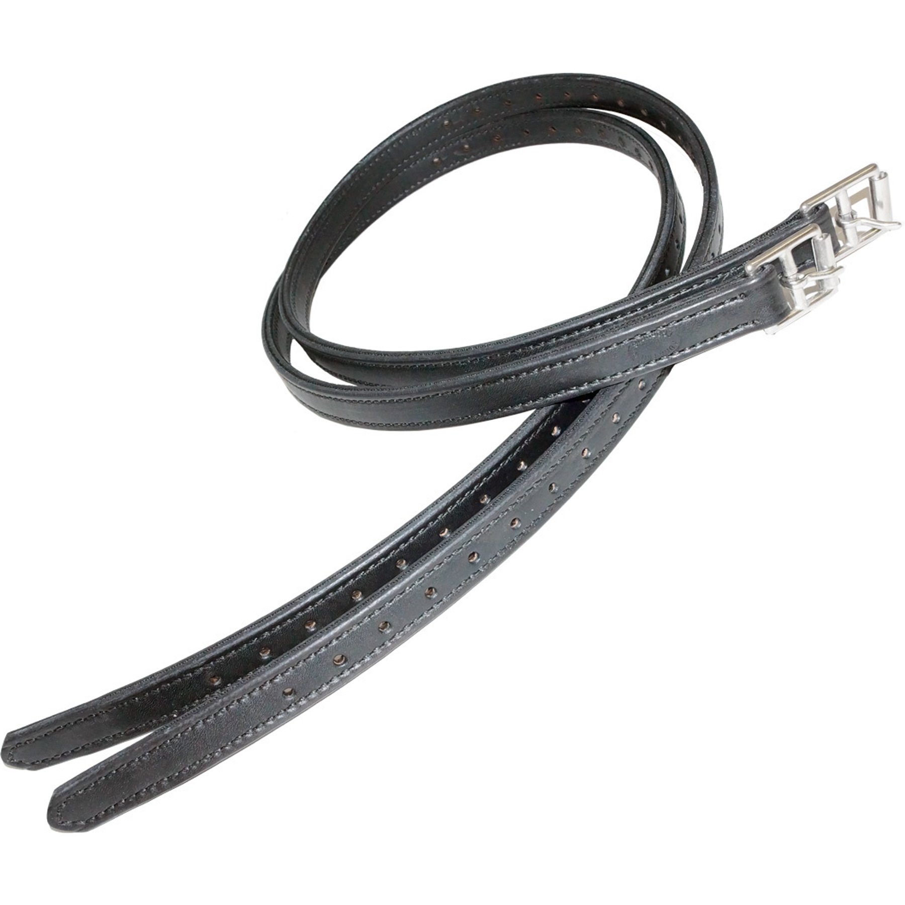 Nunn Finer Nylon Center Horse Stirrup Leathers, Black, 3/4 x 48-in