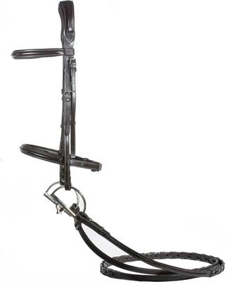 Show full view: Nunn Finer Elena Horse Bridle, Havana, Pony slide 2 of 6