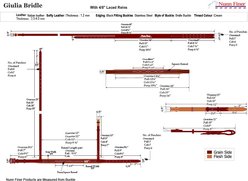 Nunn Finer Giulia Hunter Horse Bridle, Havana, Cob slide 2 of 5