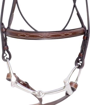 Show full view: Nunn Finer Giulia Hunter Horse Bridle, Havana, Pony slide 4 of 5
