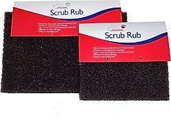 Nunn Finer Scrub Rub Horse Grooming Tool, Black, Large