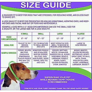 Happy Hoodie Thunder Grooming Fireworks Calming Band for Dogs & Cats, Purple, Large