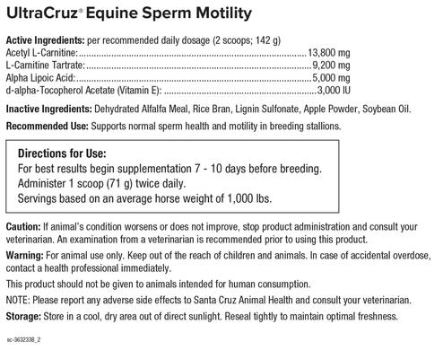 Show full view: UltraCruz Sperm Motility Pellets Horse Supplement, 10-lb bag slide 2 of 4