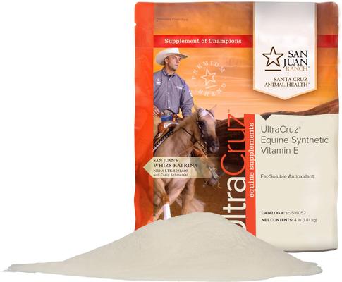 Show full view: UltraCruz Synthetic Vitamin E Powder Horse Supplement, 4-lb bag slide 3 of 4