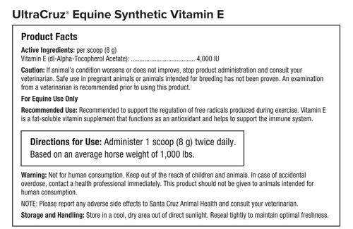 Show full view: UltraCruz Synthetic Vitamin E Powder Horse Supplement, 4-lb bag slide 4 of 4