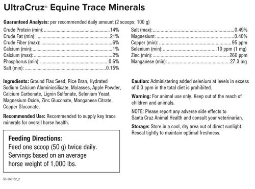 Show full view: UltraCruz Trace Minerals Nutritional Pellets Horse Supplement, 25-lb bag slide 4 of 4