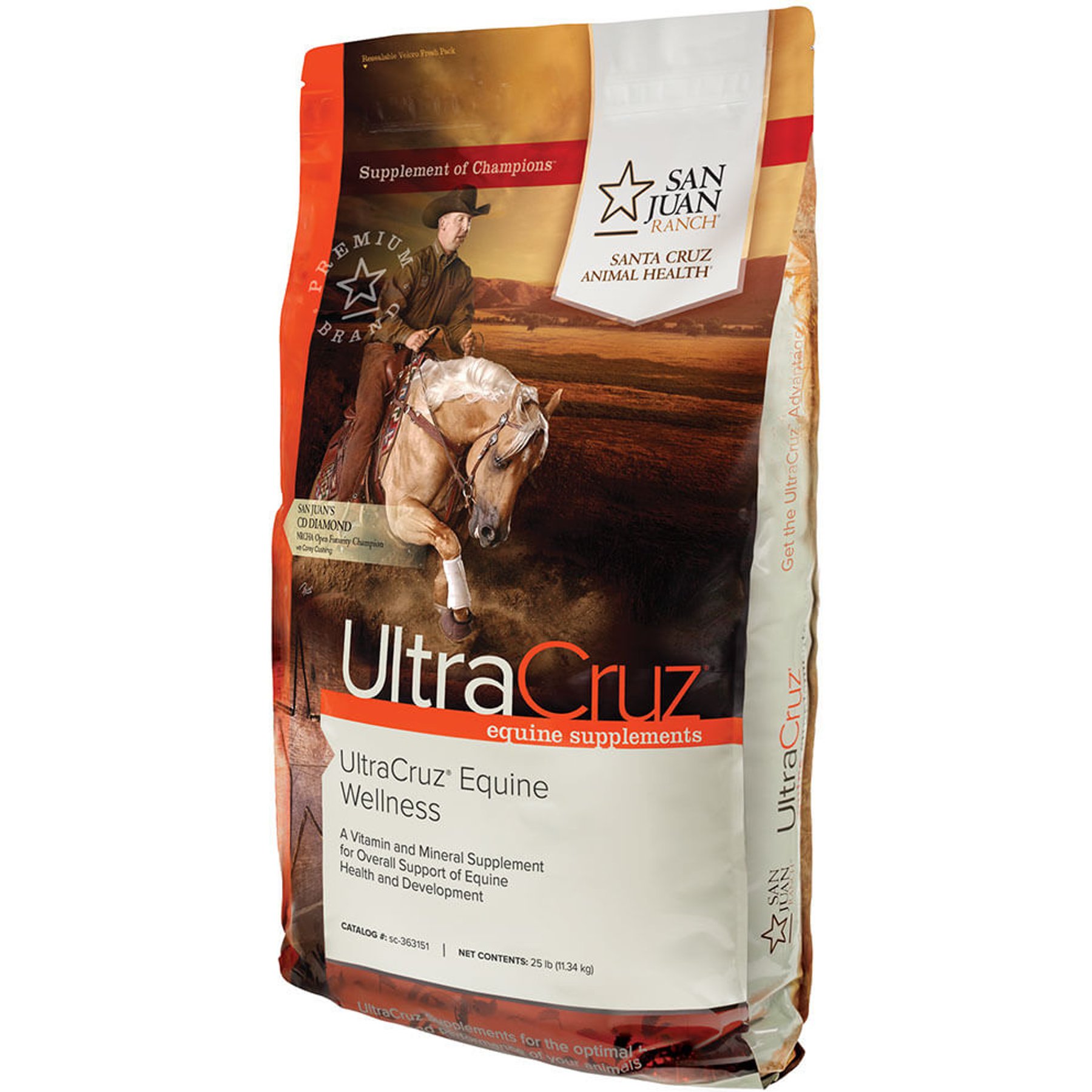 UltraCruz Wellness Comprehensive Pellets Horse Supplement, 25-lb bag