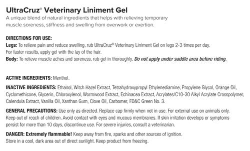 Show full view: UltraCruz Veterinary Horse Liniment Gel, 32-fl oz bottle slide 2 of 3