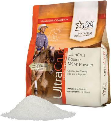 Show full view: UltraCruz MSM Joint Support Powder Horse Supplement, 4-lb bag slide 3 of 4