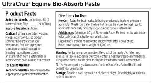 Show full view: UltraCruz Bio-Absorb Digestive Health Powder Horse Supplement, 60-cc syringe slide 2 of 2