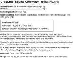 UltraCruz Chromium Yeast Diabetic Support Pellets Horse Supplement, 2-lb bag slide 2 of 2