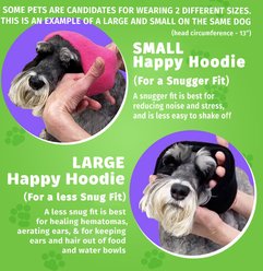 Happy Hoodie Thunder Grooming Fireworks Calming Band for Dogs & Cats, Purple, X-Small slide 2 of 9