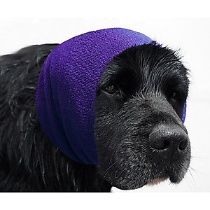 Happy Hoodie Thunder Grooming Fireworks Calming Band for Dogs, X-Large, Purple