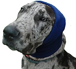 Happy Hoodie Thunder Grooming Fireworks Calming Band for Dogs & Cats, Navy Blue, X-Large