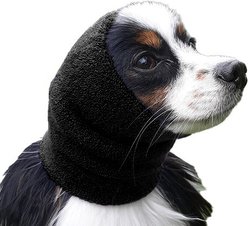 Happy Hoodie Thunder Grooming Fireworks Calming Band for Dogs & Cats, Black, Small slide 1 of 9