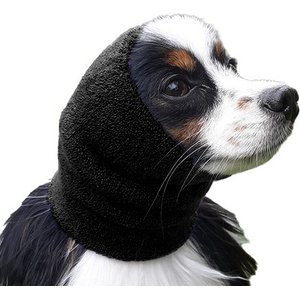 Happy Hoodie Thunder Grooming Fireworks Calming Band for Dogs & Cats, Black, Small