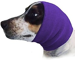 Happy Hoodie Calming Cap for Dogs, Purple, Large