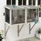 Show in main carousel: Petscosset 46-in Outdoor Wooden Cat Window Box Catio, Gray slide 1 of 9