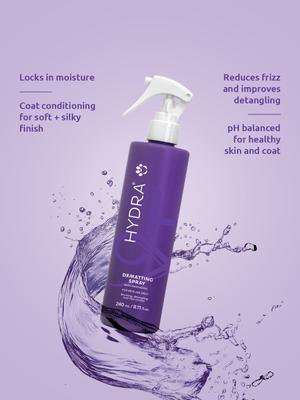 Show full view: Hydra Retail Cat & Dog Dematting Spray, 8.12-fl oz bottle slide 3 of 5