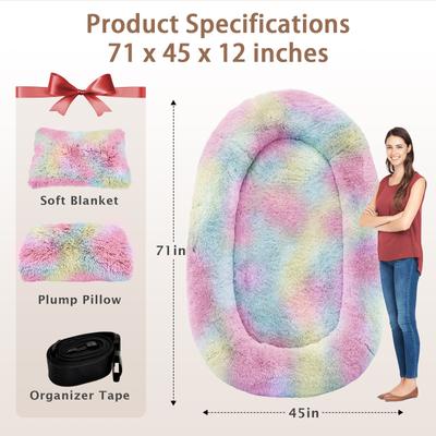 LovMor Oversized Human Dog Bed