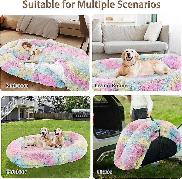 LovMor Oversized Human Dog Bed