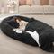 Show in main carousel: LovMor Oversized Human Dog Bed, Black slide 1 of 9