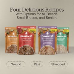 Now Fresh Ground Beef & Rice Dinner Wet Dog Food, 2.8-oz pouch, case of 12 slide 2 of 9