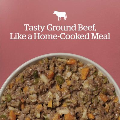 Show full view: Now Fresh Ground Beef & Rice Dinner Wet Dog Food, 2.8-oz pouch, case of 12 slide 5 of 11