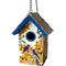 Show in main carousel: Home Bazaar Bluebirds with Camellia Cottage Birdhouse, Blue slide 1 of 4