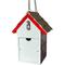Show in main carousel: Home Bazaar Cardinals & Dogwood Cottage Birdhouse, Red slide 2 of 4