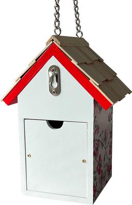 Show full view: Home Bazaar Cardinals & Dogwood Cottage Birdhouse, Red slide 2 of 4