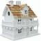 Show in main carousel: Home Bazaar Novelty Cottage Birdhouse, White slide 1 of 3