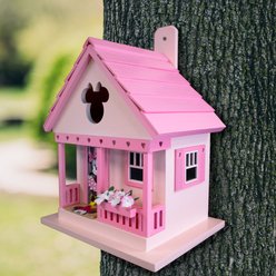 Home Bazaar Minnie Cottage Birdhouse, Pink slide 2 of 9