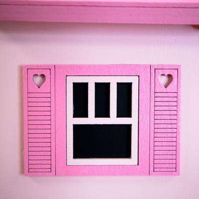 Show full view: Home Bazaar Minnie Cottage Birdhouse, Pink slide 5 of 9