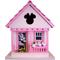 Show in main carousel: Home Bazaar Minnie Cottage Birdhouse, Pink slide 2 of 9