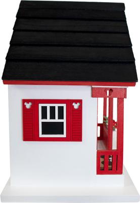Show full view: Home Bazaar Mickey Cottage Birdhouse, Red slide 4 of 9
