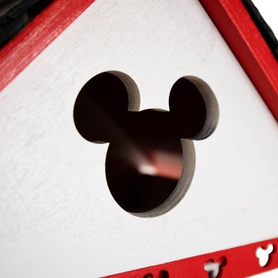 Show full view: Home Bazaar Mickey Cottage Birdhouse, Red slide 7 of 9