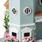 Show in main carousel: Home Bazaar Flower Pot Cottage Birdhouse, Blue slide 3 of 5