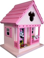 Home Bazaar Minnie Cottage Birdhouse, Pink